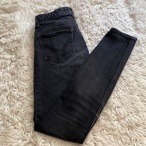 Hollister Mid-Rise Super Skinny Dark Wash Jeans